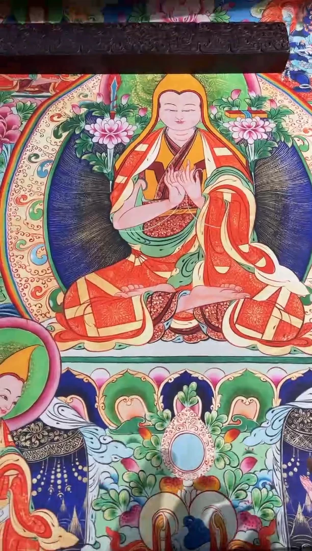 卷轴画卷轴画天弟的唐卡