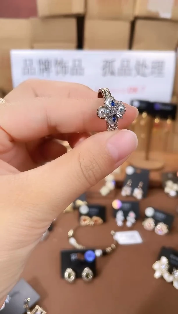 铜合金925银锆石7605