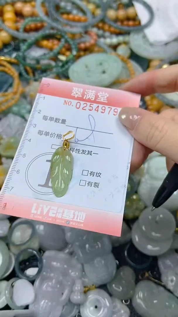 未镶嵌挂件翡翠闪购0254979