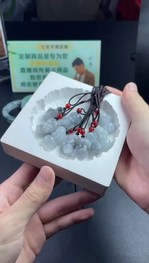 未镶嵌挂件翡翠乌鸡貔貅多样性发一