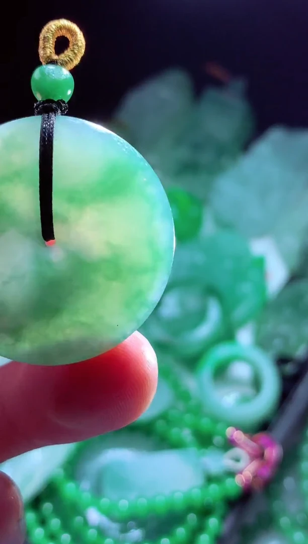 未镶嵌定制翡翠黄**#翡翠毛货定制