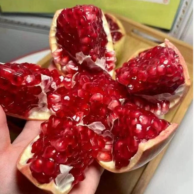 【应季鲜果】软籽石榴 粒粒饱满 可以吃的雅诗兰黛 两颗（约2斤）