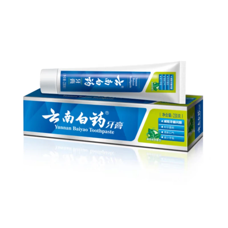 云南白药薄荷清爽型牙膏230g