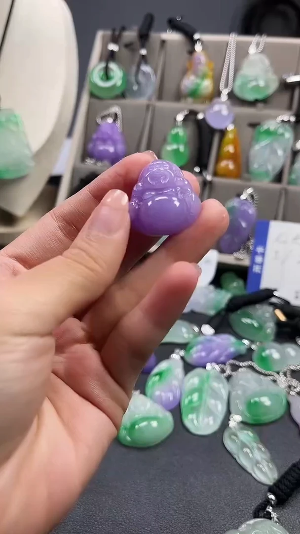 颈饰未镶嵌翡翠  所见即所得 一图一物