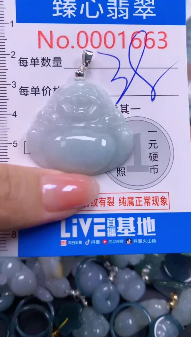 吊坠(不含链)未镶嵌翡翠1663