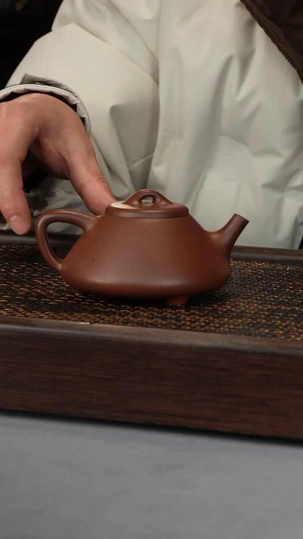 【闪购商品】子冶石瓢 老紫泥（505号）