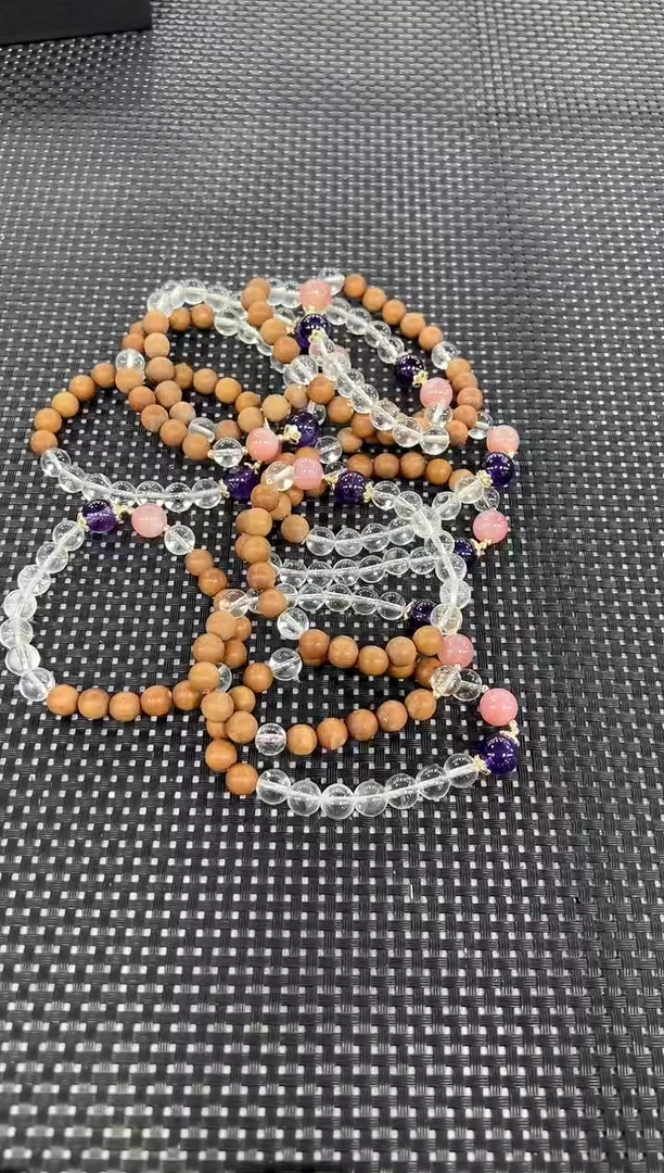 未镶嵌手绳水晶DIY约8mm+（多样性发一件）894