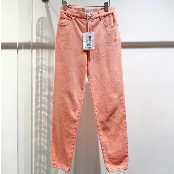 全新未使用 Chanel/香奈儿 牛仔长裤 胡萝卜色/36