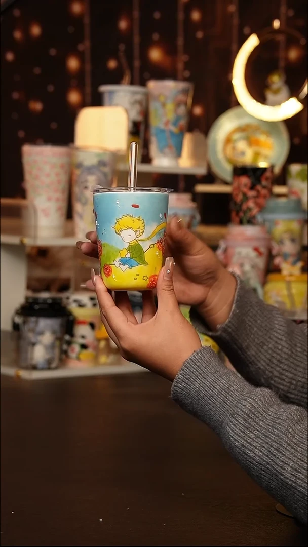 （玉泥）景德镇手工手绘文创陶瓷杯
