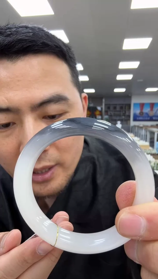 和田玉手镯未镶嵌60  159