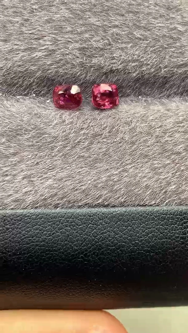 【闪购商品】定制尖晶石裸石未镶嵌枕型 一盒2/P 1.12ct