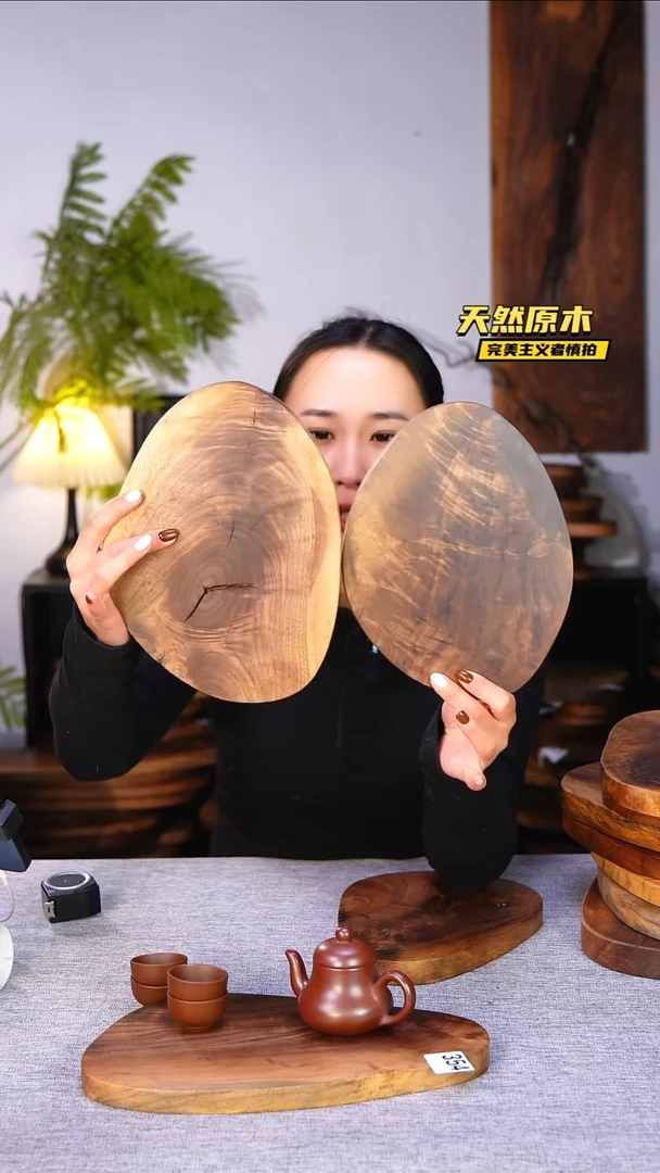 木北美黑胡桃原木.干裂疤结不属于商品质量问题完美主义者慎拍