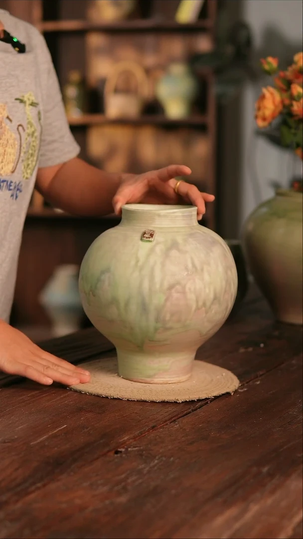 摆件22-7高26口9误差2无孔瑕疵