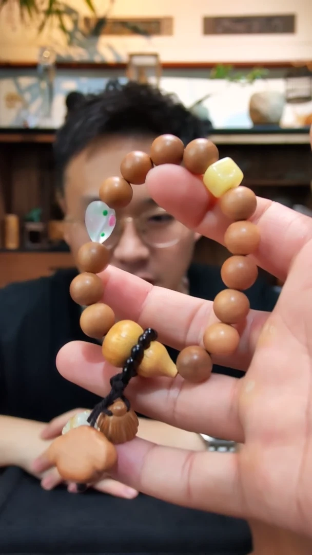 桃木桃木圆珠手串ZD