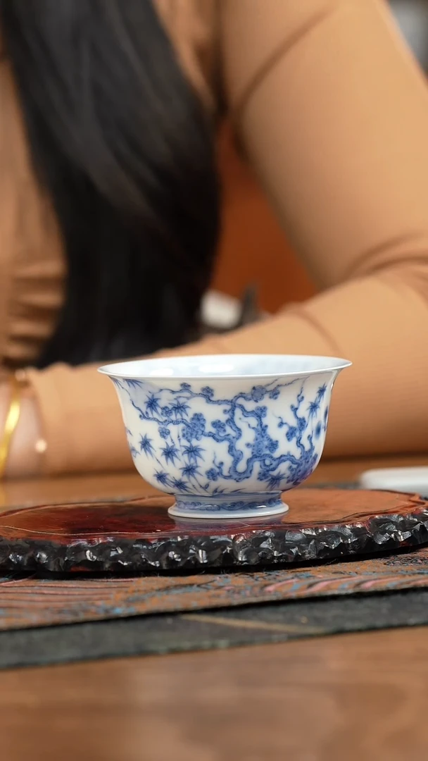 【闪购商品】望月怀古 薄胎 松竹梅麒麟