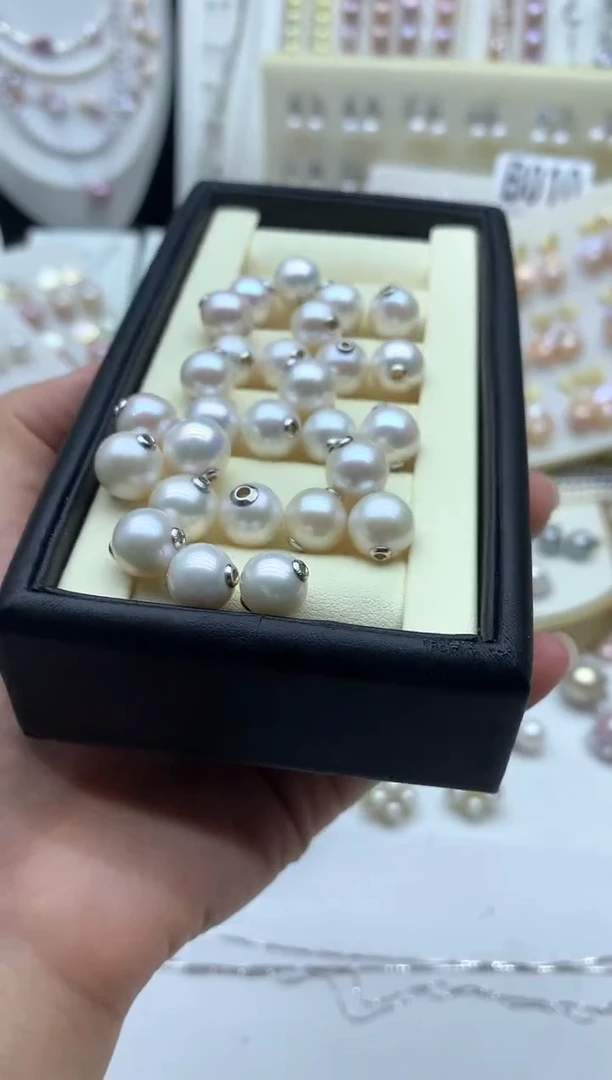 淡水珍珠银S925镶嵌吊坠(不含链)多样性发其一10