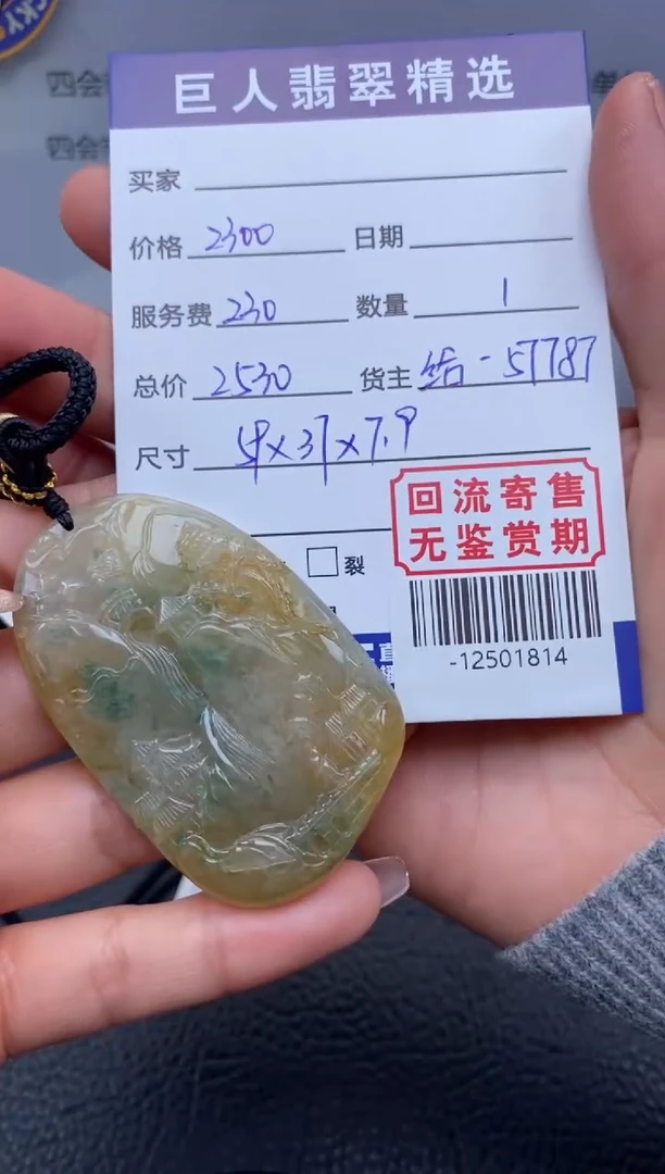 【闪购商品】翡翠颈饰未镶嵌多人-12501814