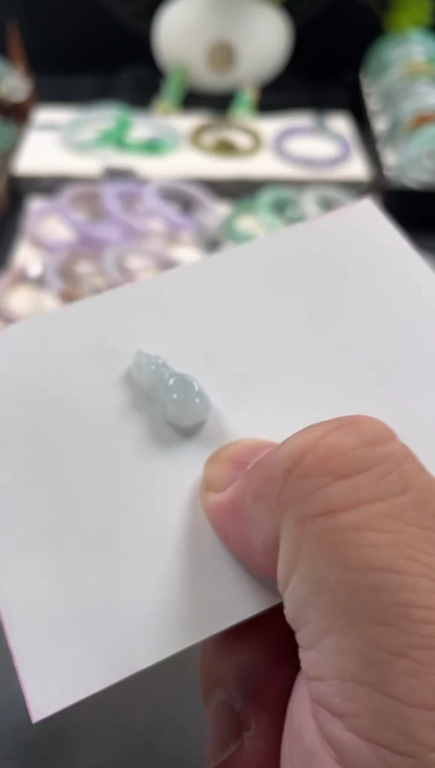 颈饰未镶嵌翡翠7号链接 有纹裂