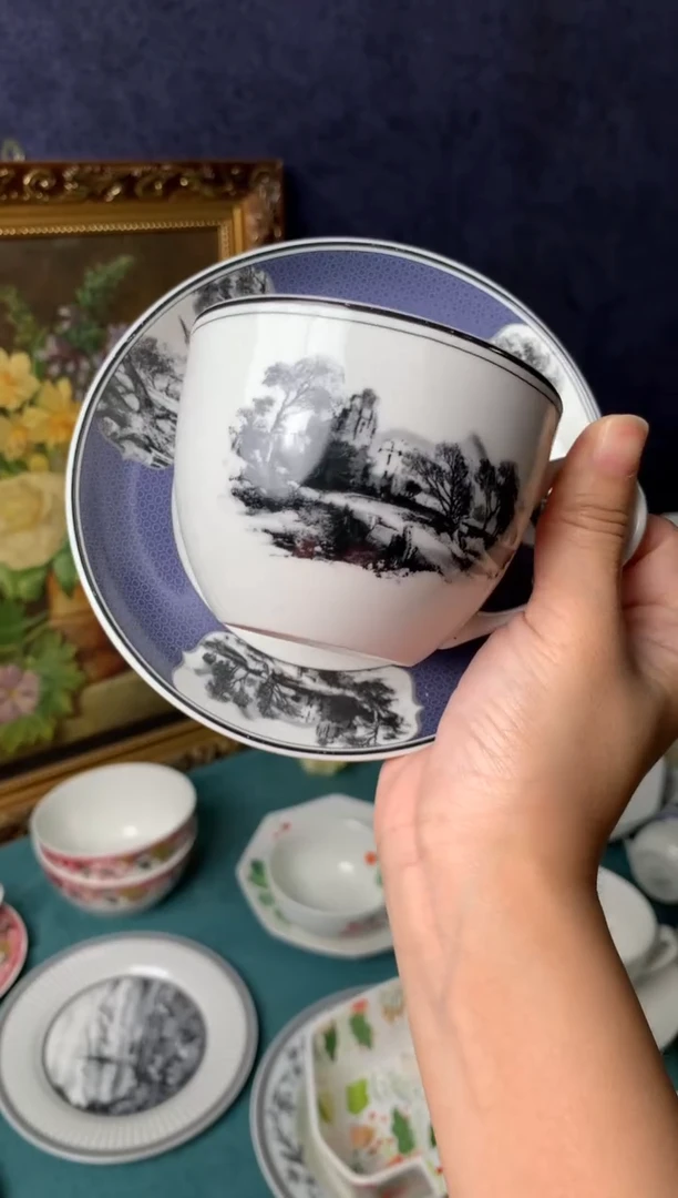 瓷陶瓷原单CC071餐具1个