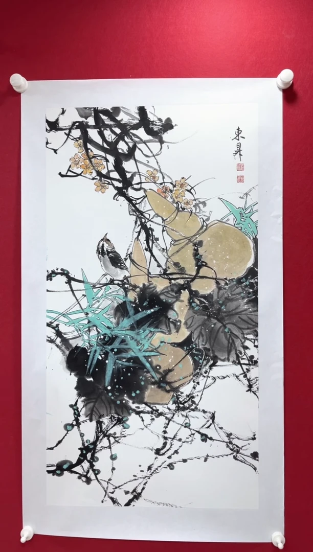 国画杨东升老师三尺整张
