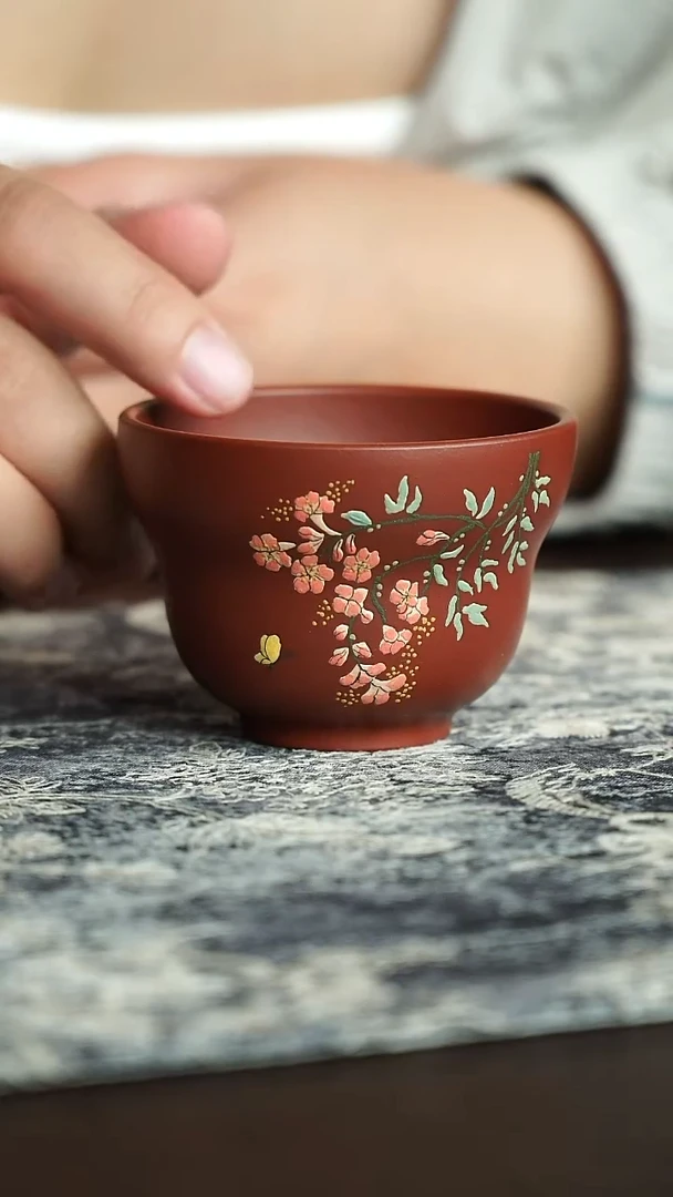 茶杯紫砂17 宜兴紫砂主人杯