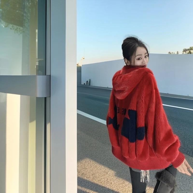 【冰依恋】BYL洋气时尚潮流休闲百搭单品连帽款短外套