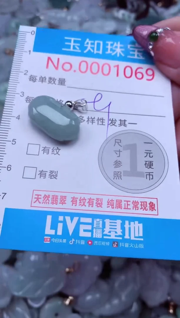 吊坠(不含链)未镶嵌翡翠1069