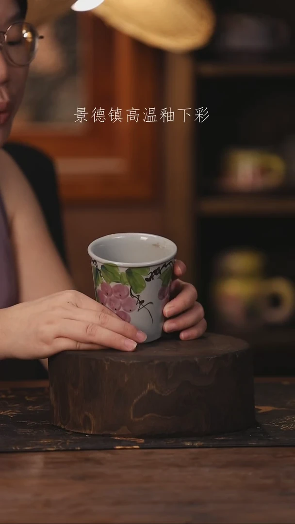 陶瓷景德镇高温釉下手绘陶瓷165