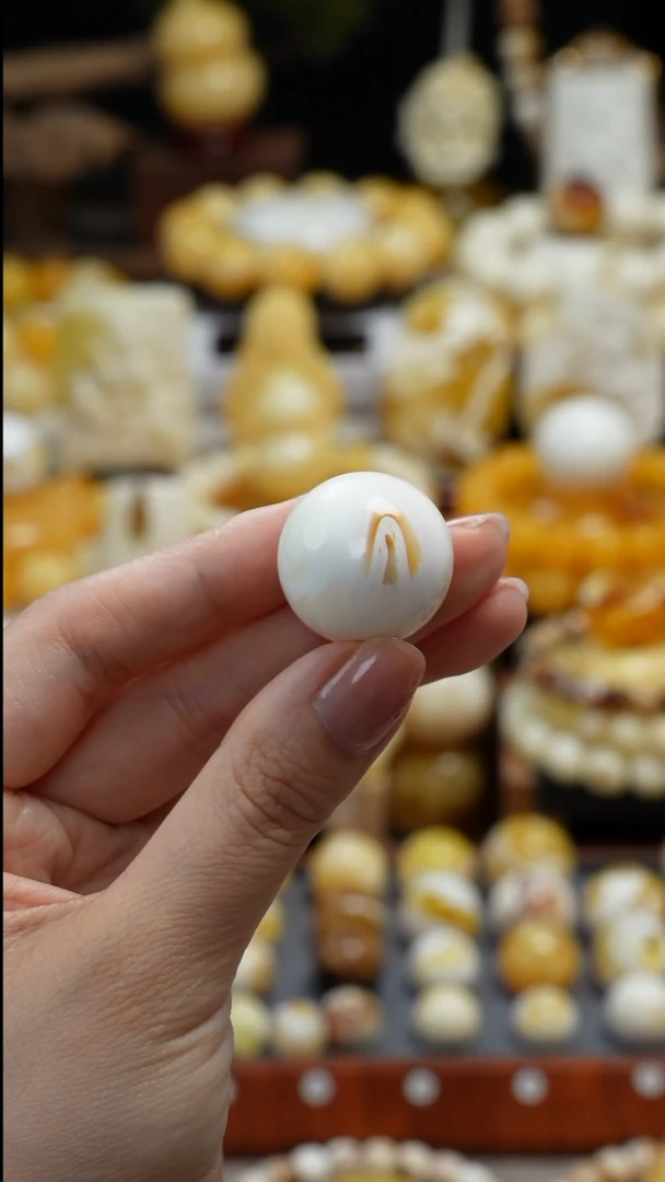 手链琥珀未镶嵌天然琥珀蜜蜡单珠23.6