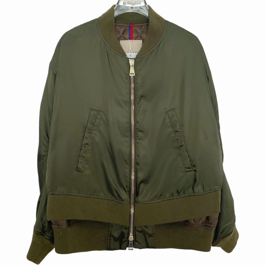 99新 MONCLER 蒙口 墨绿色羽绒服 J2144 XS码 CS