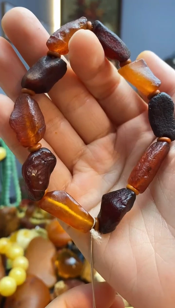 手串琥珀未镶嵌手串