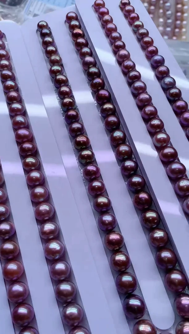 淡水珍珠银S925镶嵌项链多样性发其一，非无暇