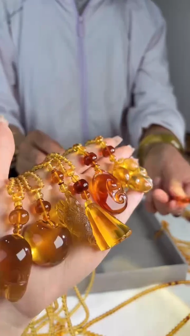 定制琥珀未镶嵌06017012 随机发仅一件