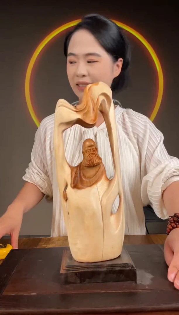 柏木（崖柏）手工摆件,先抢先得! 编号:256