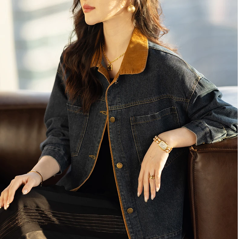 牛仔外套女款春秋春装2025开春超火新款欧货爆款时尚夹克上衣高端