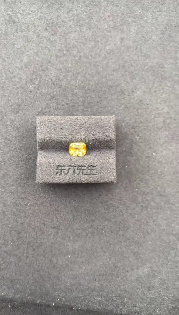 裸石彩色蓝宝石1ct黄蓝宝 定制 GE