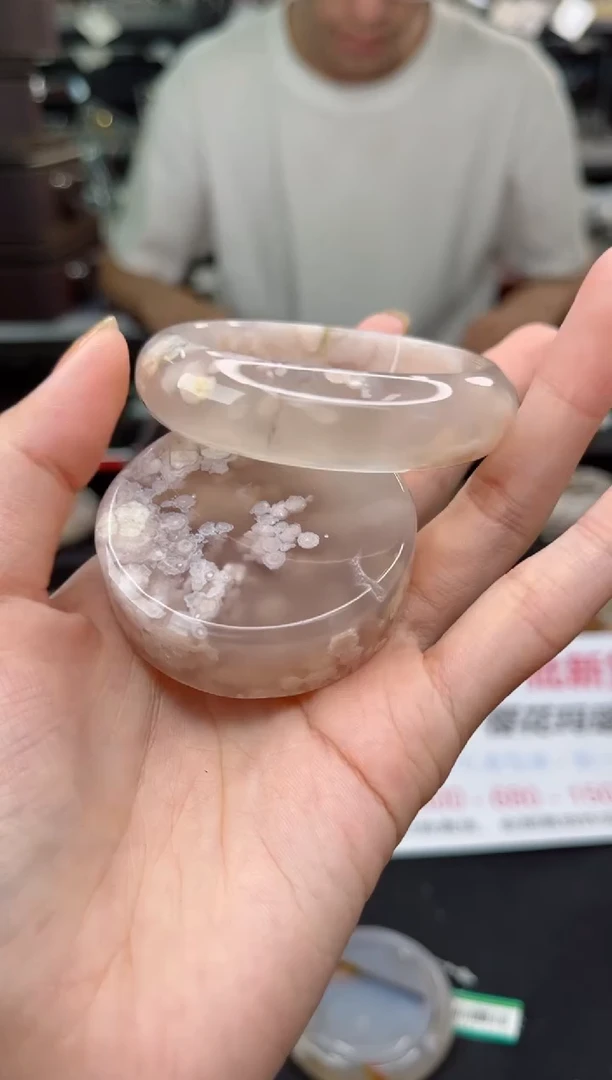 【闪购商品】石英质玉手镯未镶嵌53圈口（赠品镯心）3571019