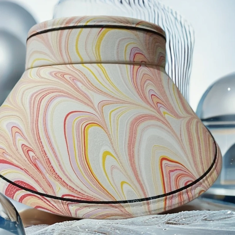 冰丝防晒帽夏季风尾纹遮阳帽放紫外线太阳帽沙滩空顶帽