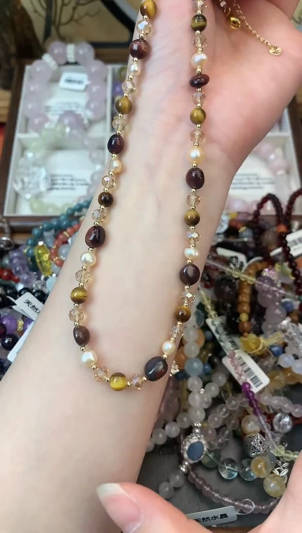 【闪购商品】石英质玉项链未镶嵌1420