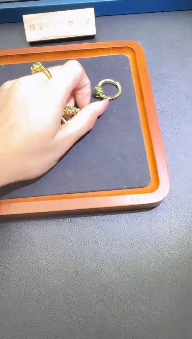 【闪购商品】和田玉戒指合金和田玉戒指