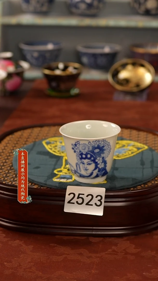 瓷片景德镇手工手绘2523