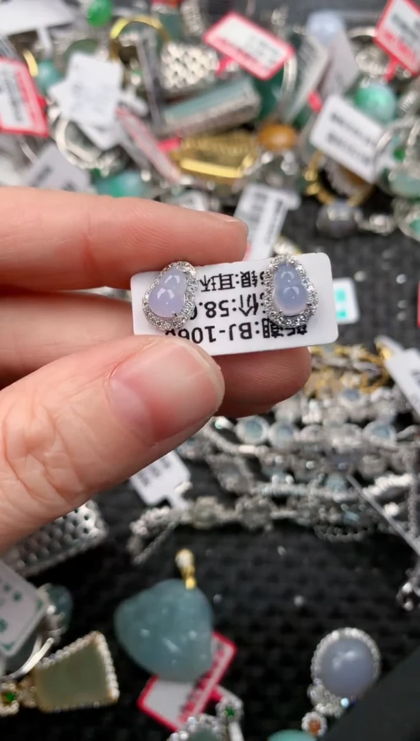 银S925镶嵌戒指翡翠11-11---6