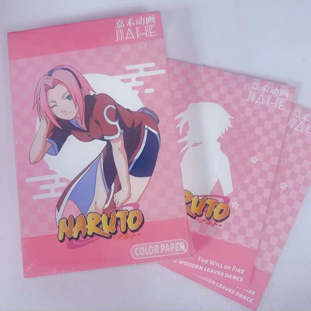 二创 嘉禾文创火影忍者亚克力色纸 收藏类盲盒代拆不退不换