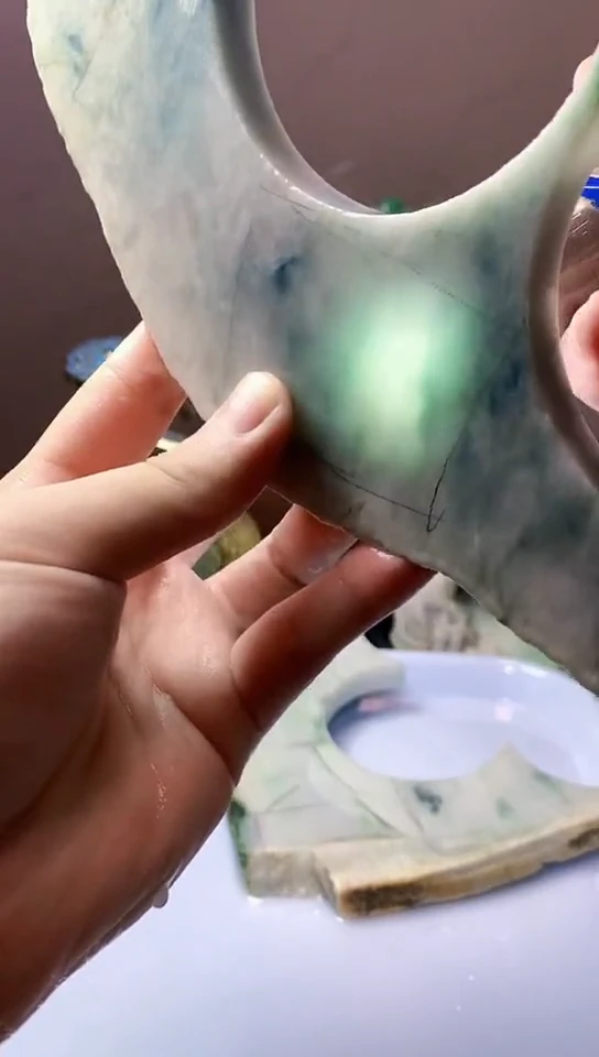 翡翠未镶嵌颈饰天然A货缅甸翡翠 放漏福利