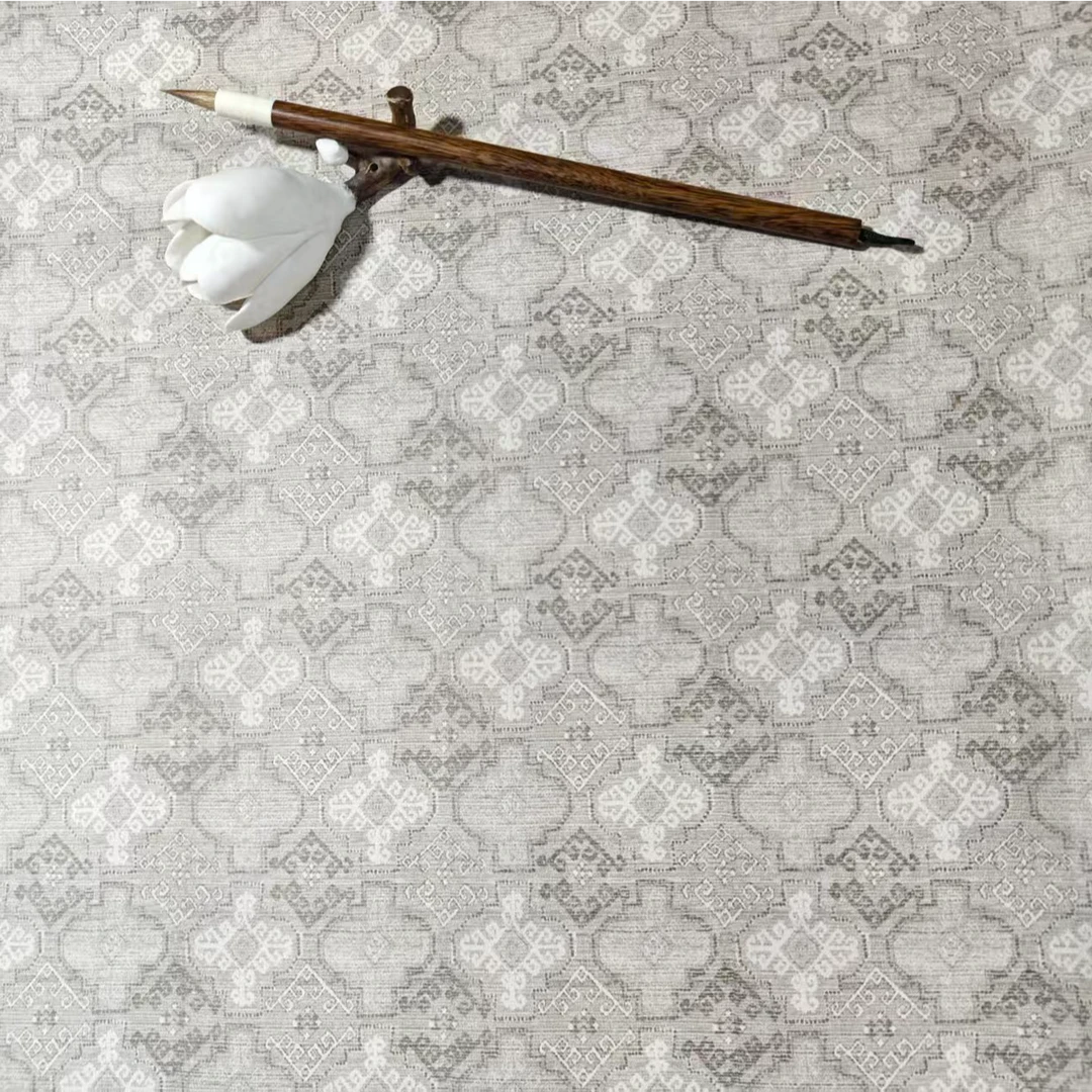 【菱影】  蜡染长卷 34*10米