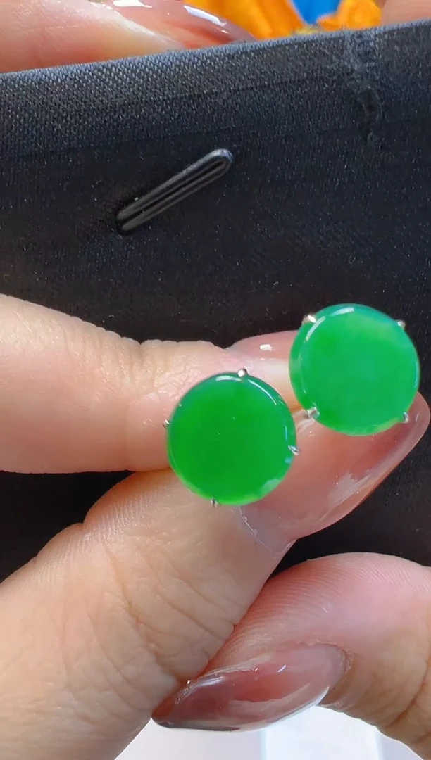 【闪购商品】翡翠耳饰18K金镶嵌多样性团购发一件