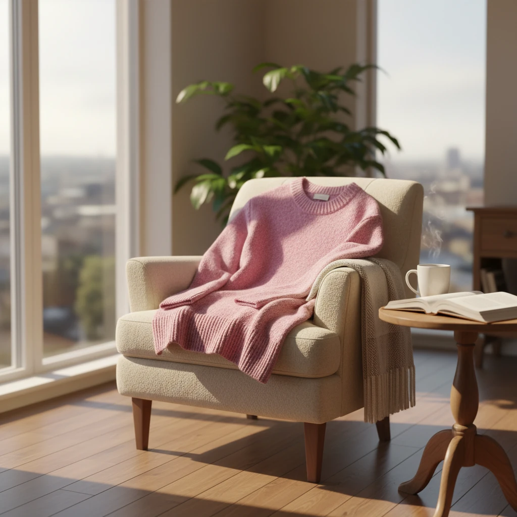 [丝羊绒】针织羊绒衫圆领女厚款加厚保暖常规袖上衣秋冬秋季