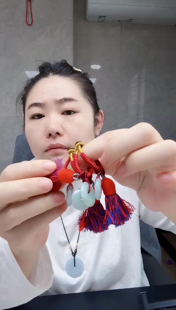 颈饰未镶嵌翡翠翡翠平安扣2号包挂钥匙扣多样性发货