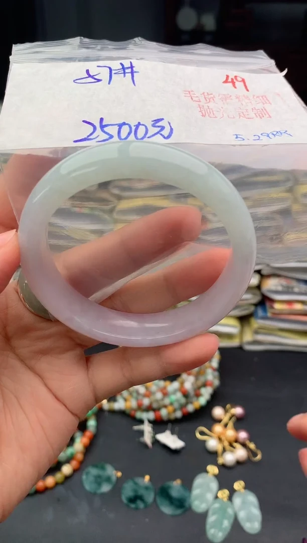 定制翡翠未镶嵌49毛货需精细抛光多样性1件2500元