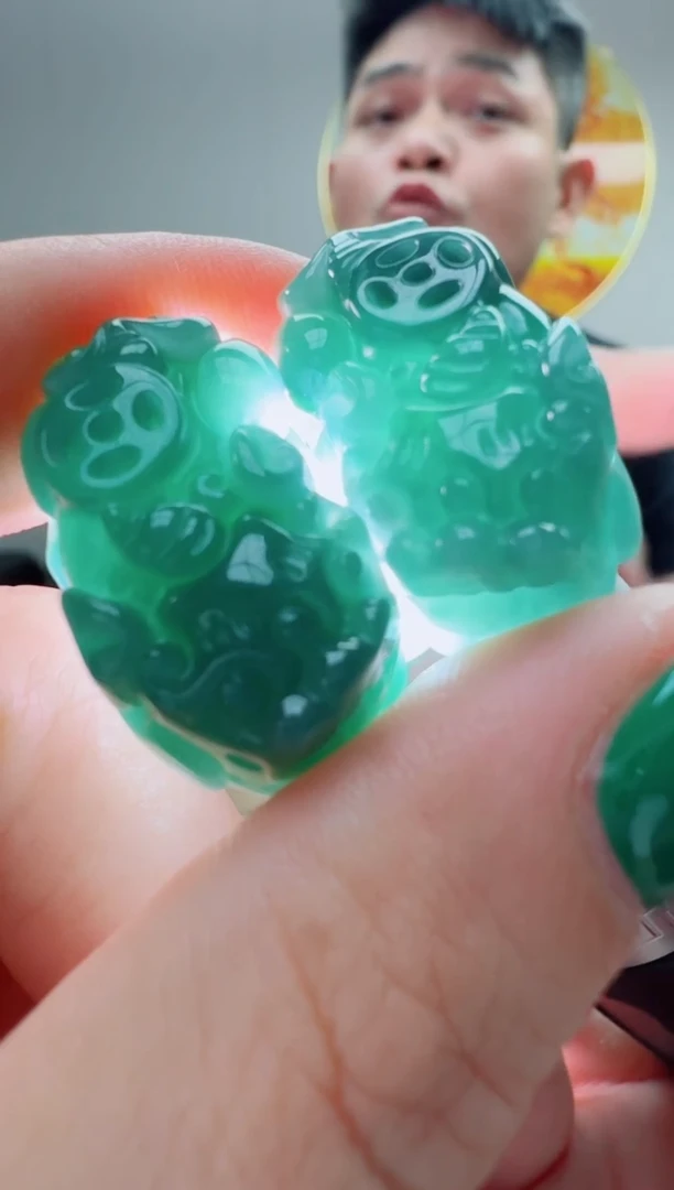 翡翠未镶嵌颈饰多样性随机发其一